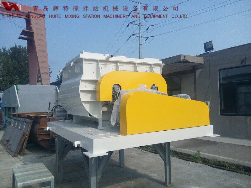 JS750攪拌臂采用偏心式設計，延長使用壽命，青島輝特機械