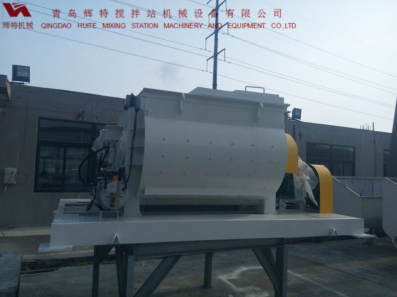 JS750攪拌臂采用偏心式設計，延長使用壽命，青島輝特機械