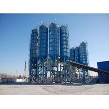 高清圖細節圖城鎮化建設小型混凝土攪拌站HLS90混凝土攪拌樓